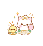 【秋】子ねこモニカのかわいいパンプキン（個別スタンプ：4）
