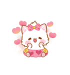 【秋】子ねこモニカのかわいいパンプキン（個別スタンプ：6）