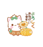 【秋】子ねこモニカのかわいいパンプキン（個別スタンプ：10）