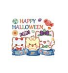 【秋】子ねこモニカのかわいいパンプキン（個別スタンプ：22）