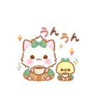 【秋】子ねこモニカのかわいいパンプキン（個別スタンプ：33）