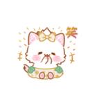 【秋】子ねこモニカのかわいいパンプキン（個別スタンプ：34）