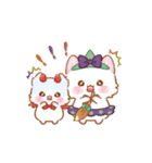 【秋】子ねこモニカのかわいいパンプキン（個別スタンプ：36）