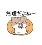 動く！毎日五月病なねこたち 残暑～秋（個別スタンプ：18）