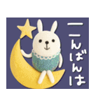 mottoの羊毛フェルトアニマル♡敬語（個別スタンプ：3）