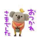 mottoの羊毛フェルトアニマル♡敬語（個別スタンプ：27）