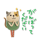 mottoの羊毛フェルトアニマル♡敬語（個別スタンプ：30）