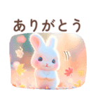 ちっちゃいうさぎさんの秋色セット♡（個別スタンプ：10）