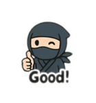 シンプルjapanese ninja 日常挨拶（個別スタンプ：4）
