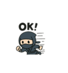 シンプルjapanese ninja 日常挨拶（個別スタンプ：9）
