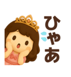 【敬語】お姫様が毎日使うスタンプ（個別スタンプ：16）