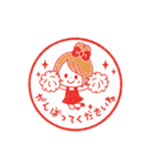 動く♪♡おだんごガール♡ハンコ風（個別スタンプ：22）