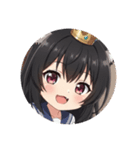 新登場！学生みなみちゃんプレミアム（個別スタンプ：1）