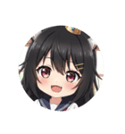 新登場！学生みなみちゃんプレミアム（個別スタンプ：3）