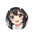 新登場！学生みなみちゃんプレミアム（個別スタンプ：4）