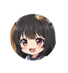 新登場！学生みなみちゃんプレミアム（個別スタンプ：5）
