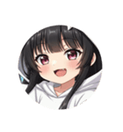 新登場！学生みなみちゃんプレミアム（個別スタンプ：6）