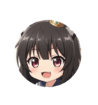 新登場！学生みなみちゃんプレミアム（個別スタンプ：9）