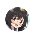 新登場！学生みなみちゃんプレミアム（個別スタンプ：13）