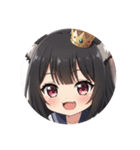 新登場！学生みなみちゃんプレミアム（個別スタンプ：16）