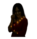 赤い服の女鬼2-悪霊が身に絡む（個別スタンプ：6）