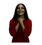 赤い服の女鬼2-悪霊が身に絡む（個別スタンプ：10）