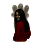 赤い服の女鬼2-悪霊が身に絡む（個別スタンプ：19）