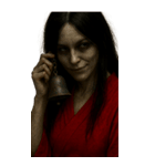 赤い服の女鬼2-悪霊が身に絡む（個別スタンプ：27）