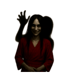 赤い服の女鬼2-悪霊が身に絡む（個別スタンプ：38）