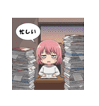 ローテンションガールスタンプ（個別スタンプ：3）