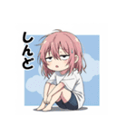 ローテンションガールスタンプ（個別スタンプ：18）