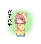 ローテンションガールスタンプ（個別スタンプ：20）