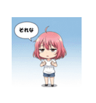 ローテンションガールスタンプ（個別スタンプ：22）