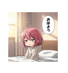 ローテンションガールスタンプ（個別スタンプ：27）
