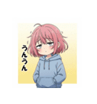 ローテンションガールスタンプ（個別スタンプ：32）