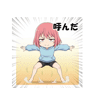 ローテンションガールスタンプ（個別スタンプ：40）