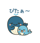 ゆるふわ☆くじら親子（個別スタンプ：37）