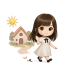 【清楚系♡大人可愛い女の子】文字なし（個別スタンプ：17）
