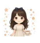 【清楚系♡大人可愛い女の子】文字なし（個別スタンプ：20）