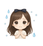 【清楚系♡大人可愛い女の子】文字なし（個別スタンプ：36）