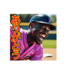 ※野球が大好きな♡ゲイの黒人男性（個別スタンプ：20）