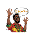 レゲエマン★日本語でおしゃべり（個別スタンプ：27）