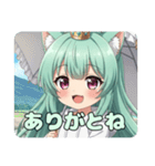 日傘みなみちゃんプレミアム（個別スタンプ：4）