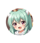 日傘みなみちゃんプレミアム（個別スタンプ：17）