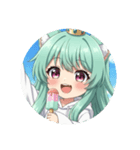 日傘みなみちゃんプレミアム（個別スタンプ：27）