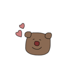 結構使いやすい！？クマのスタンプ（個別スタンプ：5）
