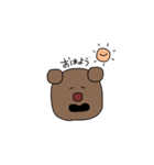 結構使いやすい！？クマのスタンプ（個別スタンプ：6）