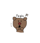 結構使いやすい！？クマのスタンプ（個別スタンプ：15）