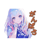 毎日使える自撮り女子高生パステルカラー（個別スタンプ：38）