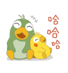 うっかり鳥たち 04 - 毎日おしゃべり（個別スタンプ：22）